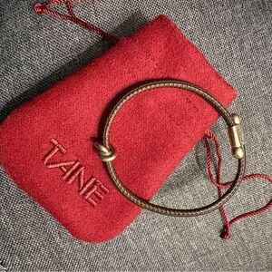 Tane Danu Leather & Sterling Silver Bracelet Never Used